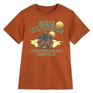 Star Wars Disney Boys' Save Tatooine Short Sleeve Graphic T-Shirt Small